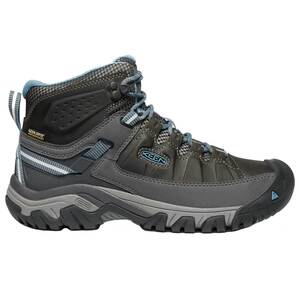 KEEN Women's Targhee III Waterproof Mid Hiking Boots - Magnet Atlantic Blue - 11