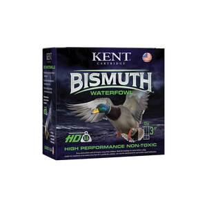 Kent Bismuth 12 Gauge 3in #4 1-3/8oz Waterfowl Shotshells - 25 Rounds