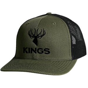 King's Camo Men's 112 Embroidered Logo Adjustable Hat - Loden/Black - One Size Fits Most