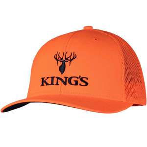 King's Camo Men's Blaze Richardson Adjustable Hat - Blaze Orange - Adjustable Hat