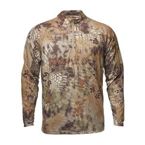 Kryptek Men's Valhalla Long Sleeve Zip Hunting Shirt - Highlander - 3XL