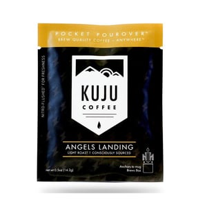 KUJU Coffee Angels Landing Light Roast Pocket Pour Over Coffee - 1 Serving