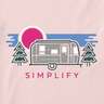 Life Is Good Women's Simplify Camper Short Sleeve Casual Shirt