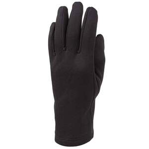 Igloos Men's Stretch Fleece Touch Gloves - Black - One Size Fits Most
