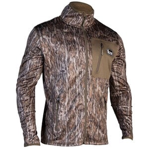 Banded Men's Mossy Oak Bottomland Mid-Layer Fleece Hunting Jacket