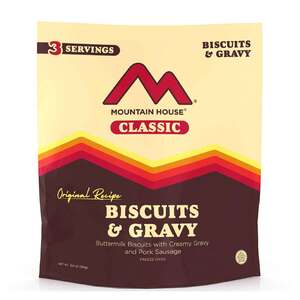 Mountain House Classic Biscuits and Gravy - 3 Servings
