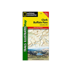 National Geographic Clark Buffalo Park Trail Map Colorado