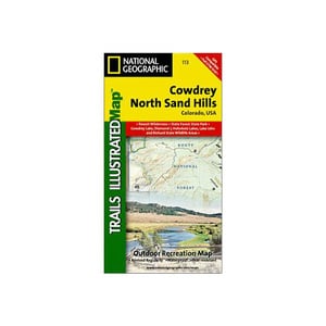 National Geographic Cowdrey North Sand Hills Trail Map Colorado