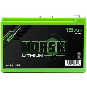 Norsk 11.1v, 15AH Lithium-Ion Battery with 2A Charger Kit 
