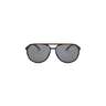Optic Nerve Govnah Polarized Sunglasses - Silver & Tortoise/Smoke Lens - Adult
