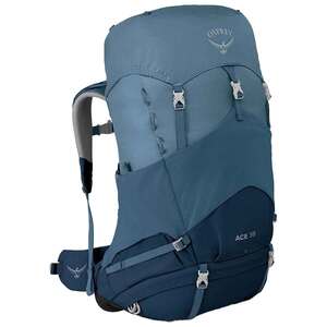 Osprey Ace 38 Liter Kids Backpacking Pack - Blue Hills