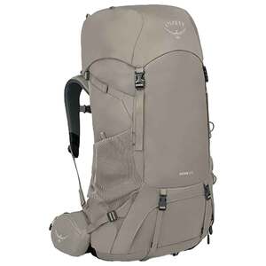 Osprey Women's Renn 50 Liter Backpacking Pack - Pediment Grey/Linen Tan