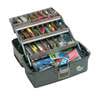 Plano 6134 Guide Series 3-Tray Tackle Box - GRAPHITE/SANDSTONE