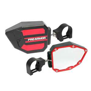 Pro Armor 1.75in Clamp Side View Mirrors