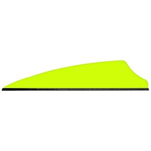 Q2i FUSION X-II 2.1in Neon Yellow Vanes - 100 Pack