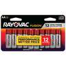 Rayovac Fusion AA Alkaline Batteries - 12 Pack