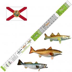 Release Ruler Florida Inshore Grand Slam Ruler Fish Measurement Tool - 2in x 34in