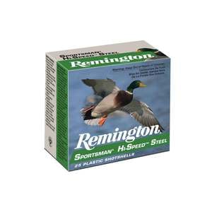Remington Sportsman Hi-Speed Steel 12 Gauge 3-1/2in BB 1-3/8oz Waterfowl Shotshells - 25 Rounds