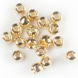 RoundRocks Tungsten Beads - Gold