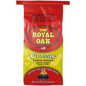 Royal Oak Classic Premium Hardwood Charcoal Briquet - Black