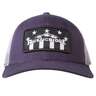 Rustic Ridge Flag Logo Patch Trucker Hat - Navy/Charcoal - One Size Fits Most - Navy/Charcoal One Size Fits Most