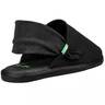Sanuk Women's Yoga Sling Cruz Closed Toe Sandals - Black - Size 10 - Black 10