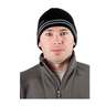 Seirus Quick Draw Knit Stripe Beanie - Black one size fits all