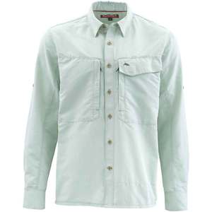 Simms Men's Guide Long Sleeve Shirt - Pale Green - M - Pale Green - M