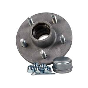 C.E. Smith Galvanized Trailer Hub Kit Tapered Spindle Boat Trailer Accessory - 1750lb, Silver