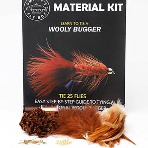 Smitty's Wooly Bugger Fly Material Tying Kit
