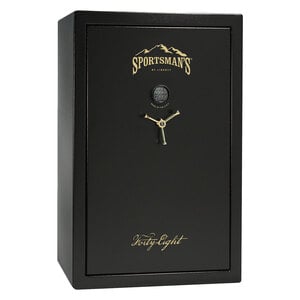 Sportsman's 48 Gun Safe by Liberty - Black/Gold Textured