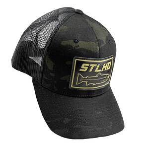 STLHD Men's OPS Multicam Trucker Adjustable Hat - Black/Camo - One Size Fits Most