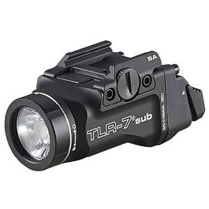 Streamlight TLR-7 Sub SA Hellcat Gun Light With Rear Paddles Switches - Black