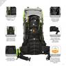 TETON Sports Escape4300 Ultralight Internal Frame Backpack - Green - Leaf Green