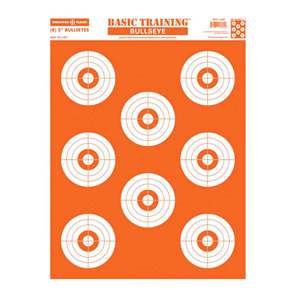 Thompson Target Basic Training Bullseye Economy Paper Shooting Targets - 1 Pack