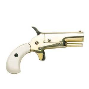 Traditions Vest Pocket Derringer Brass 31 Caliber Black Powder Single Shot Handgun Muzzleloader