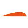 Trueflight Parabolic 3in Orange Feathers - 100 Pack - Orange 3in