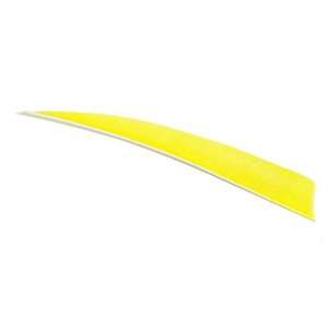 Trueflight Shield Cut 5in Chartreuse Feathers - 100 Pack