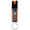 UDAP Keychain Pepper Spray - black 3.25in x 0.9in