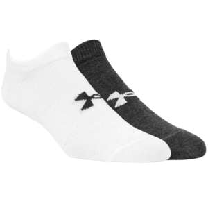 Under Armour Women's Essentials 6 Pack Casual Socks - Black/White