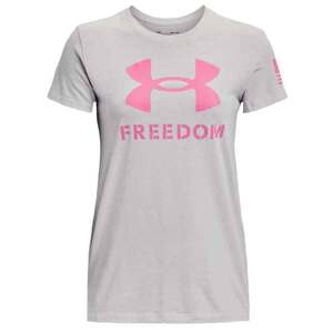 Under Armour Women's Freedom Logo Short Sleeve Casual Shirt