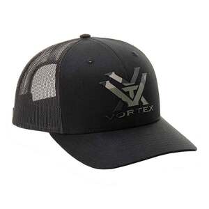 Vortex Men's Camo Punch Adjustable Hat - Black - One Size Fits Most