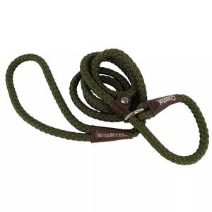Water & Woods Braided Rope Dog Slip Leash - Green