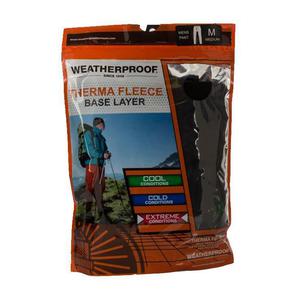 Weatherproof Men's Therma Fleece Base Layer Pants