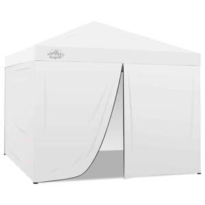 YOLI Deluxe Instant Canopy Four Panel Wall Kit - White